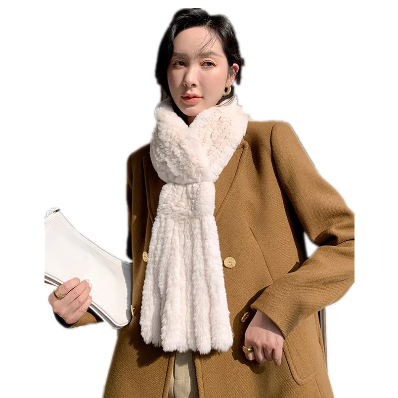 Girls Genuine Rex Rabbit Fur Scarf Winter Warm Wraps with Tassel Autumn Soft Women Collar
Girls Genuine Rex Rabbit Fur Scarf Winter Warm Wraps with Tassel Autumn Soft Women Collar