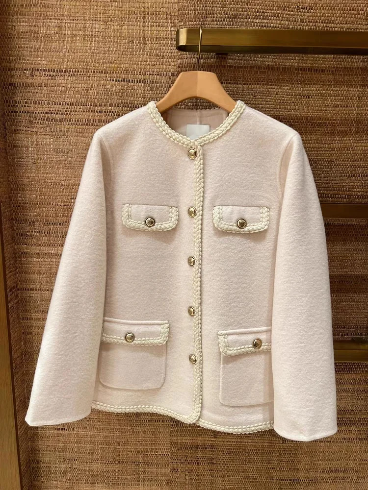 Ele шерстяной кардиган для женщин осень-зима, маленькое Fraance Sle, прямой крой, длинное све, круглая пуговица
Ele шерстяной кардиган для женщин осень-зима, маленькое Fraance Sle, прямой крой, длинное све, круглая пуговица