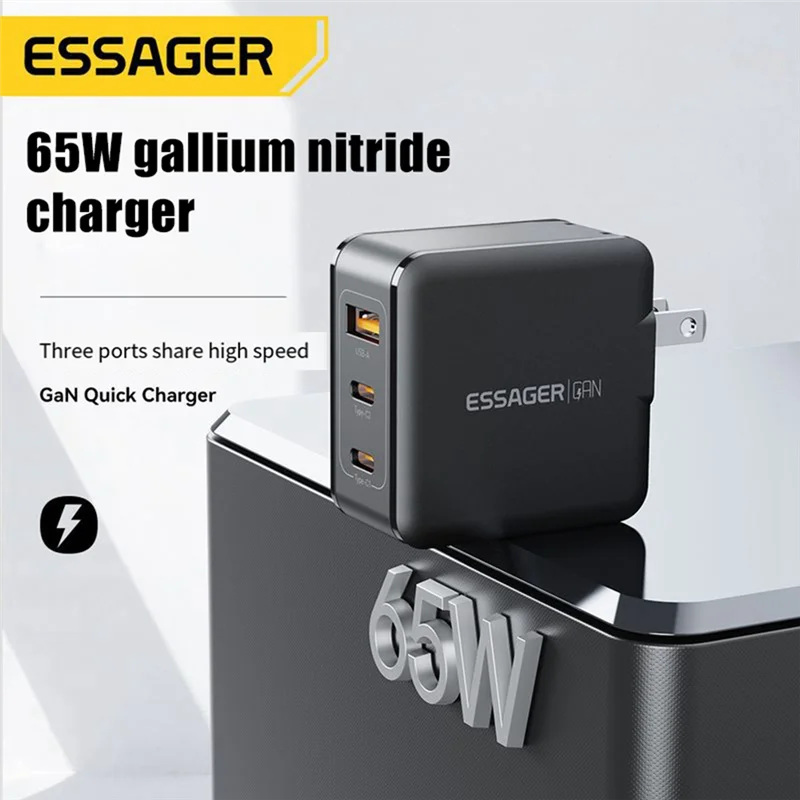 Компактное настольное зарядное устройство Essager 65 Вт GaN USB Type C, многопортовое зарядное устройство для быстрой зарядки, зарядные устройства для ноутбуков Samsung iPhone, вилка стандарта США
Компактное настольное зарядное устройство Essager 65 Вт GaN USB Type C, многопортовое зарядное устройство для быстрой зарядки, зарядные устройства для ноутбуков Samsung iPhone, вилка стандарта США