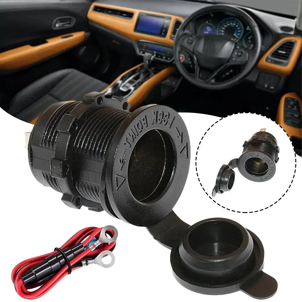 Cigarette Lighter Socket 12V Waterproof Car Boat Motorcycle Cigarette Outlet Power Sockets Lighter Plug B5U6
Cigarette Lighter Socket 12V Waterproof Car Boat Motorcycle Cigarette Outlet Power Sockets Lighter Plug B5U6