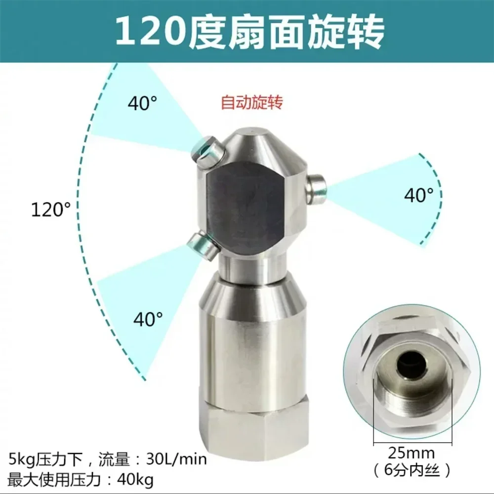 high quality SS 316 model 28250 automatic nozzles 360 degree rotary water
high quality SS 316 model 28250 automatic nozzles 360 degree rotary water