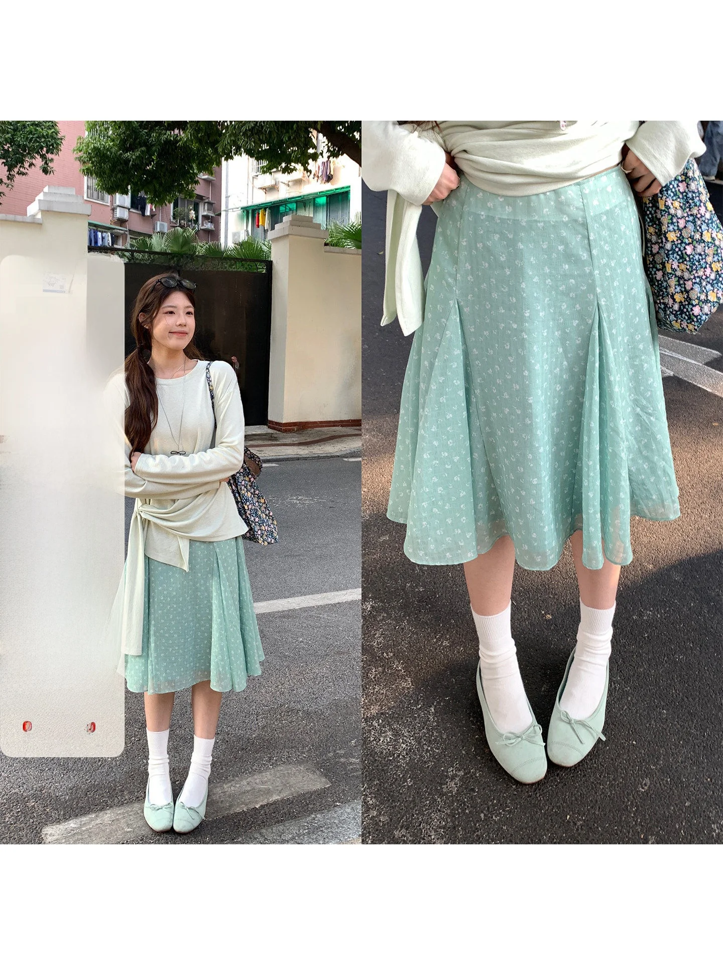Unique Vintage Floral Print A-Line Skirt Women's Spring High Waist Polyester Fabric Breathable Comfortable Skirts
Unique Vintage Floral Print A-Line Skirt Women's Spring High Waist Polyester Fabric Breathable Comfortable Skirts