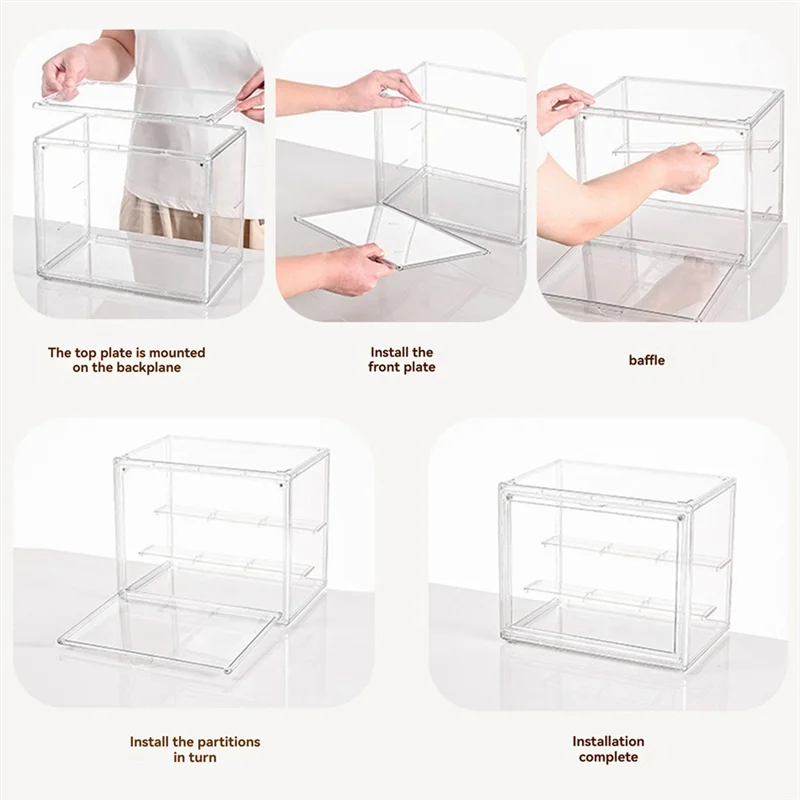 Versatile 1-PCS Acrylic Three-Layer Display Rack, Dustproof Ladder-Style Storage For Anime Models, Blind Boxes, Jewelry
Versatile 1-PCS Acrylic Three-Layer Display Rack, Dustproof Ladder-Style Storage For Anime Models, Blind Boxes, Jewelry