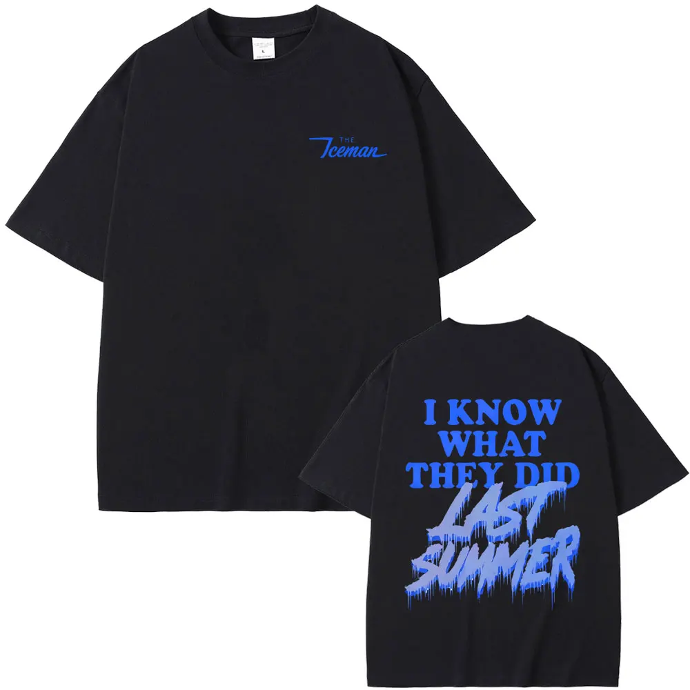 Rapper Drake ICEMAN I Know What They Did Last Summer T-shirt Men Women Fashion Hip Hop T-shirts Men's O Collar Oversized T Shirt
Rapper Drake ICEMAN I Know What They Did Last Summer T-shirt Men Women Fashion Hip Hop T-shirts Men's O Collar Oversized T Shirt