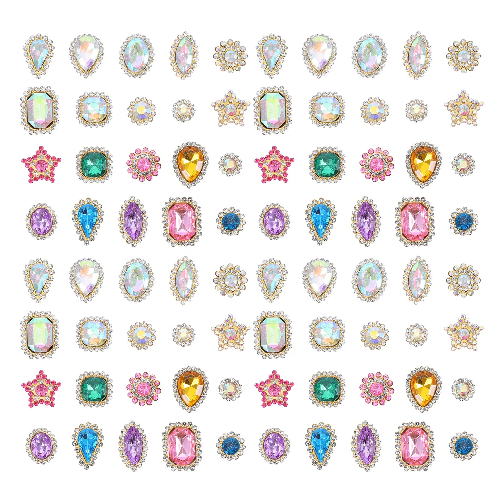 100Pcs DIY Rhinestone Flower Sunflower Headwear Materials Decorative Hair Clip Rhinestone Ornaments Handmade for Dress Sewing
100Pcs DIY Rhinestone Flower Sunflower Headwear Materials Decorative Hair Clip Rhinestone Ornaments Handmade for Dress Sewing