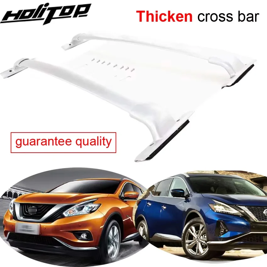 Thicken roof rack cross bar horizontal luggage rail for Nissan Murano 2015-2025,OEM model,full aluminium alloy,can load 200KG
Thicken roof rack cross bar horizontal luggage rail for Nissan Murano 2015-2025,OEM model,full aluminium alloy,can load 200KG