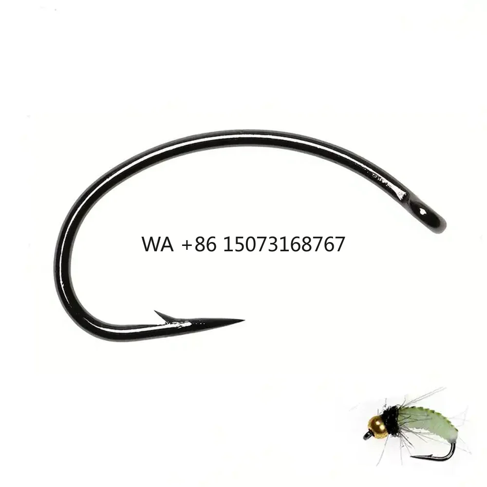 Fly Tying Hook Nymph Bug Shrimp Scud Pupae Larvae Caddis Flies Fishing Hooks #8~#16
Fly Tying Hook Nymph Bug Shrimp Scud Pupae Larvae Caddis Flies Fishing Hooks #8~#16
