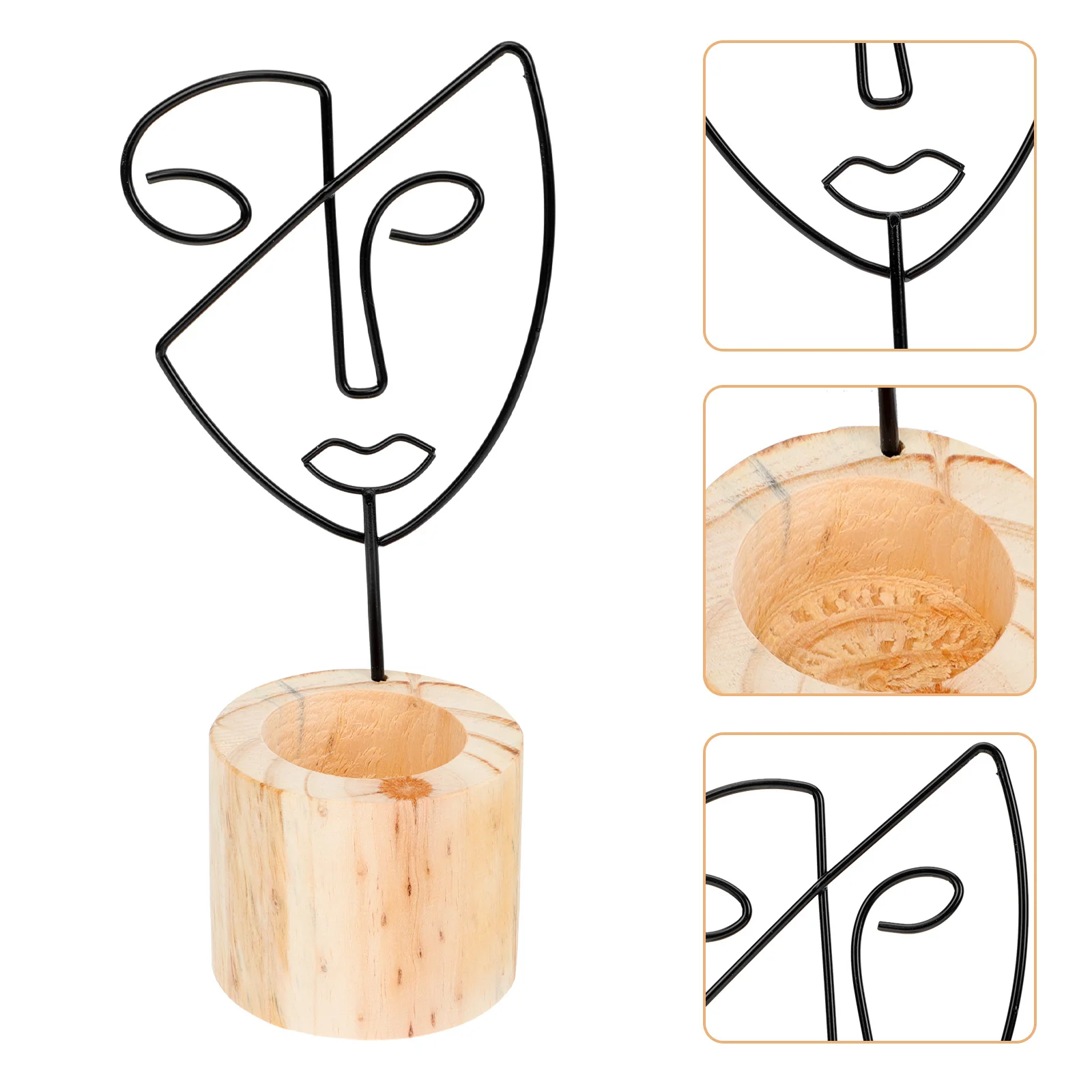 1Pcs Artistic Abstract Modern Chic Candleholder Home Decoration Dining Table Home Candlestick 
1Pcs Artistic Abstract Modern Chic Candleholder Home Decoration Dining Table Home Candlestick