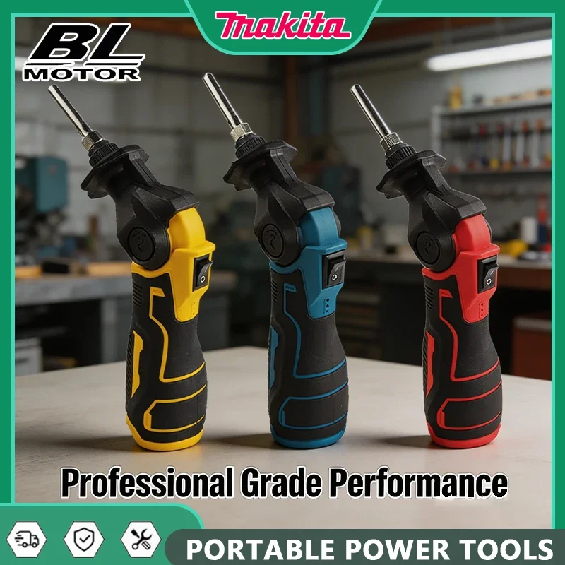 Электрический паяльник Makita 12В 30Вт с быстрым нагревом и регулировкой температуры, для Milwaukee/Dewalt
Электрический паяльник Makita 12В 30Вт с быстрым нагревом и регулировкой температуры, для Milwaukee/Dewalt