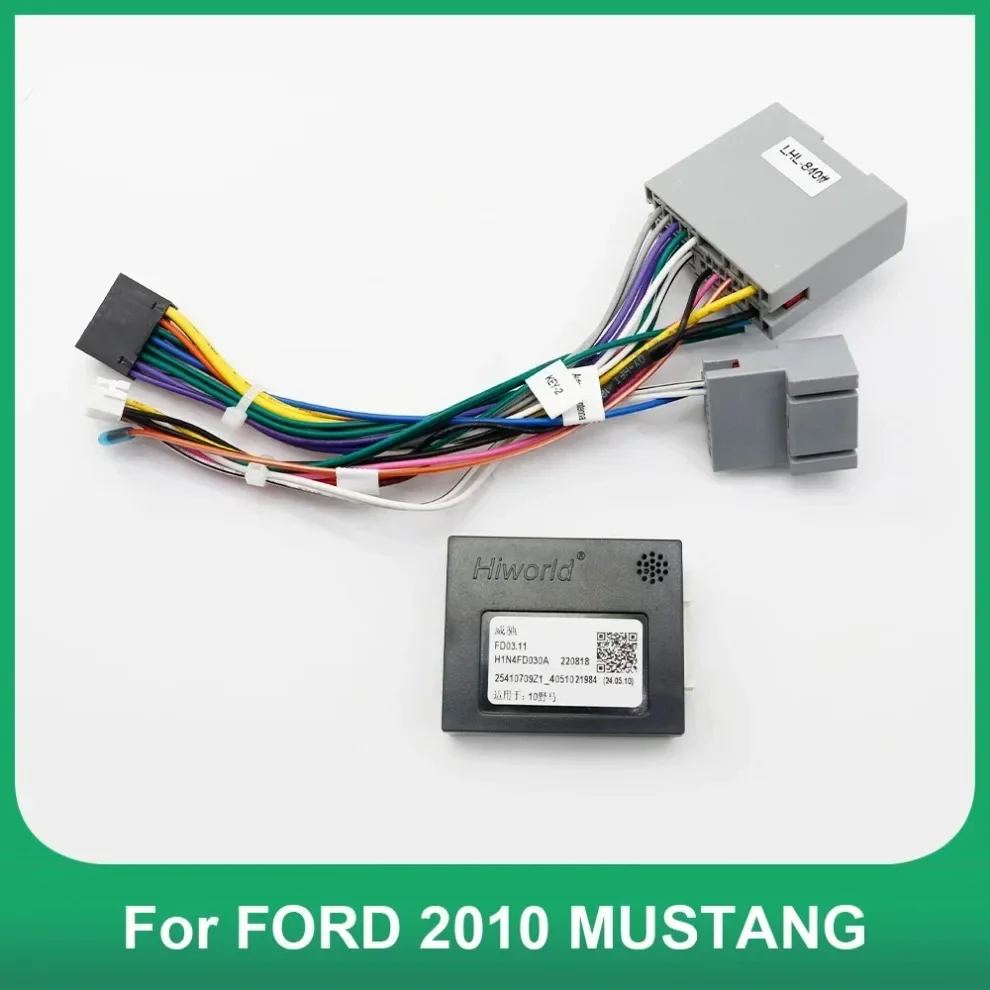 Автомобильный адаптер жгута проводов для FORD 2010, MUSTANG POWER WIRE, Android-радио, кабель питания с коробкой Canbus
Автомобильный адаптер жгута проводов для FORD 2010, MUSTANG POWER WIRE, Android-радио, кабель питания с коробкой Canbus