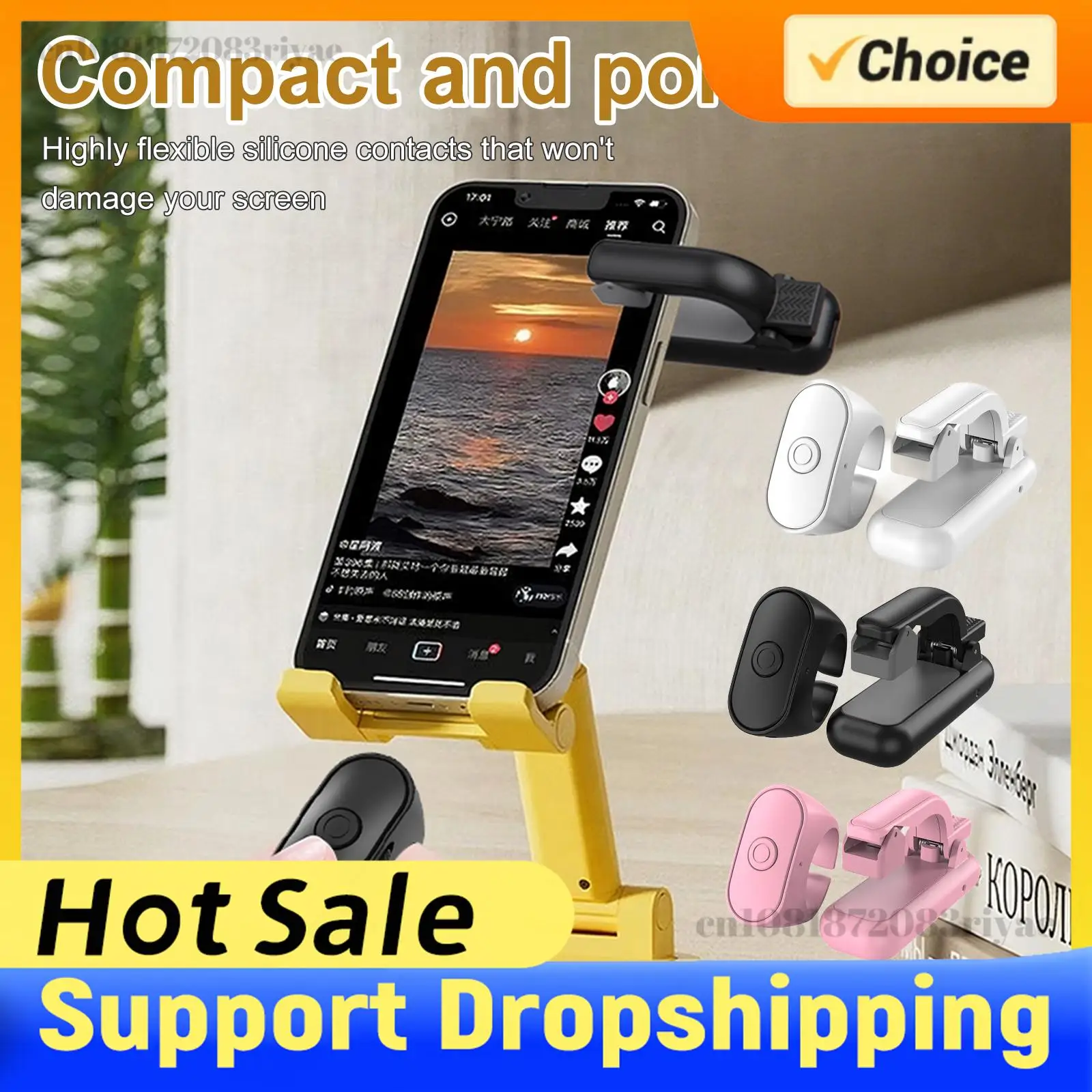 2-in-1 Page Turner Clicker Wireless E-book Page Turner Lightweight Record Triggers Remote for Kindle Paperwhite Scribe Accessory
2-in-1 Page Turner Clicker Wireless E-book Page Turner Lightweight Record Triggers Remote for Kindle Paperwhite Scribe Accessory