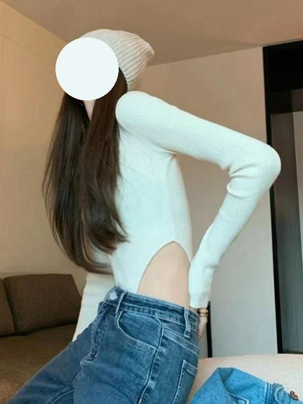 Сексуальный облегающий комбинезон с длинным рукавом для женщин: базовый слой, прямой крой, высокая талия, весна-осень, для повседневной носки
Сексуальный облегающий комбинезон с длинным рукавом для женщин: базовый слой, прямой крой, высокая талия, весна-осень, для повседневной носки