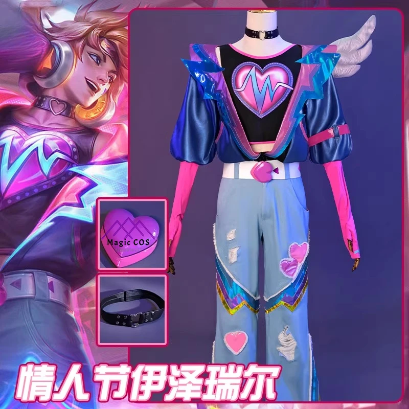 Top Game Cosplay The Prodigal Explorer Costume Anime Ezreal Role Playing Clothes Women Adult Comic Con Valentine's Day Outfits
Top Game Cosplay The Prodigal Explorer Costume Anime Ezreal Role Playing Clothes Women Adult Comic Con Valentine's Day Outfits