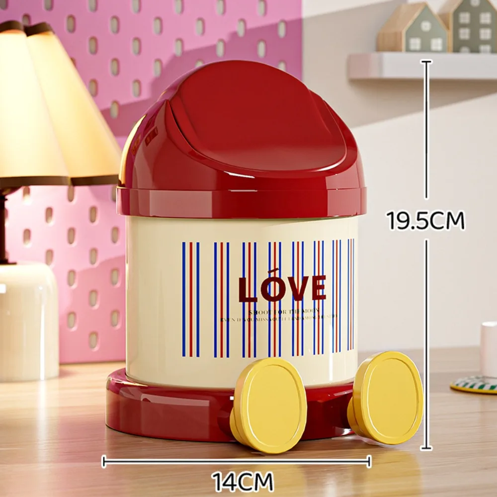 Cute Cartoon Desktop Trash Can Round Large Capacity Garbage Bin with Lid Plastic Storage Bucket Office
Cute Cartoon Desktop Trash Can Round Large Capacity Garbage Bin with Lid Plastic Storage Bucket Office
