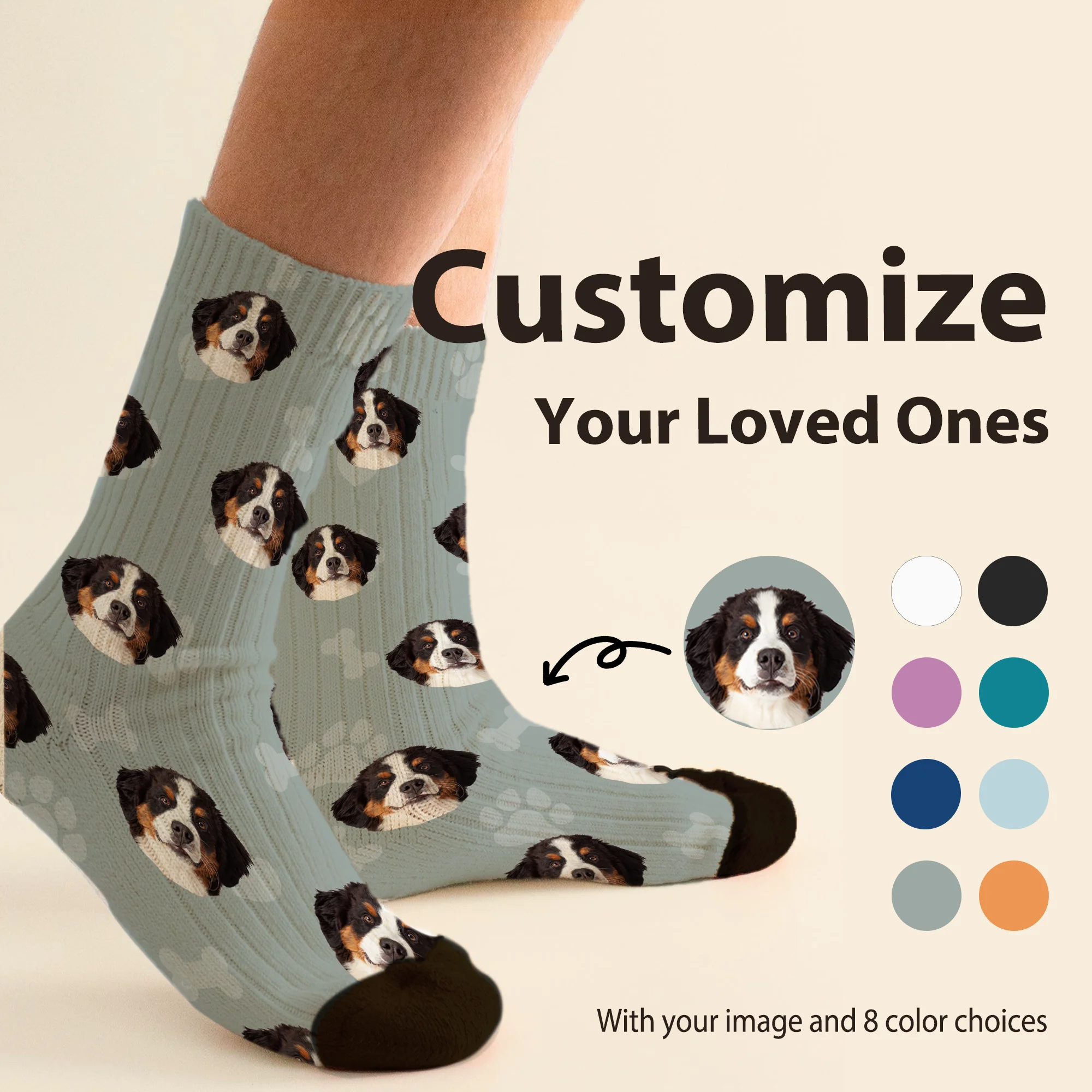 Custom Socks of Photo 1-10pcs Personalized Face Socks of Pet and People Funny DIY Long Socks for Men Women Gifts Christmas
Custom Socks of Photo 1-10pcs Personalized Face Socks of Pet and People Funny DIY Long Socks for Men Women Gifts Christmas