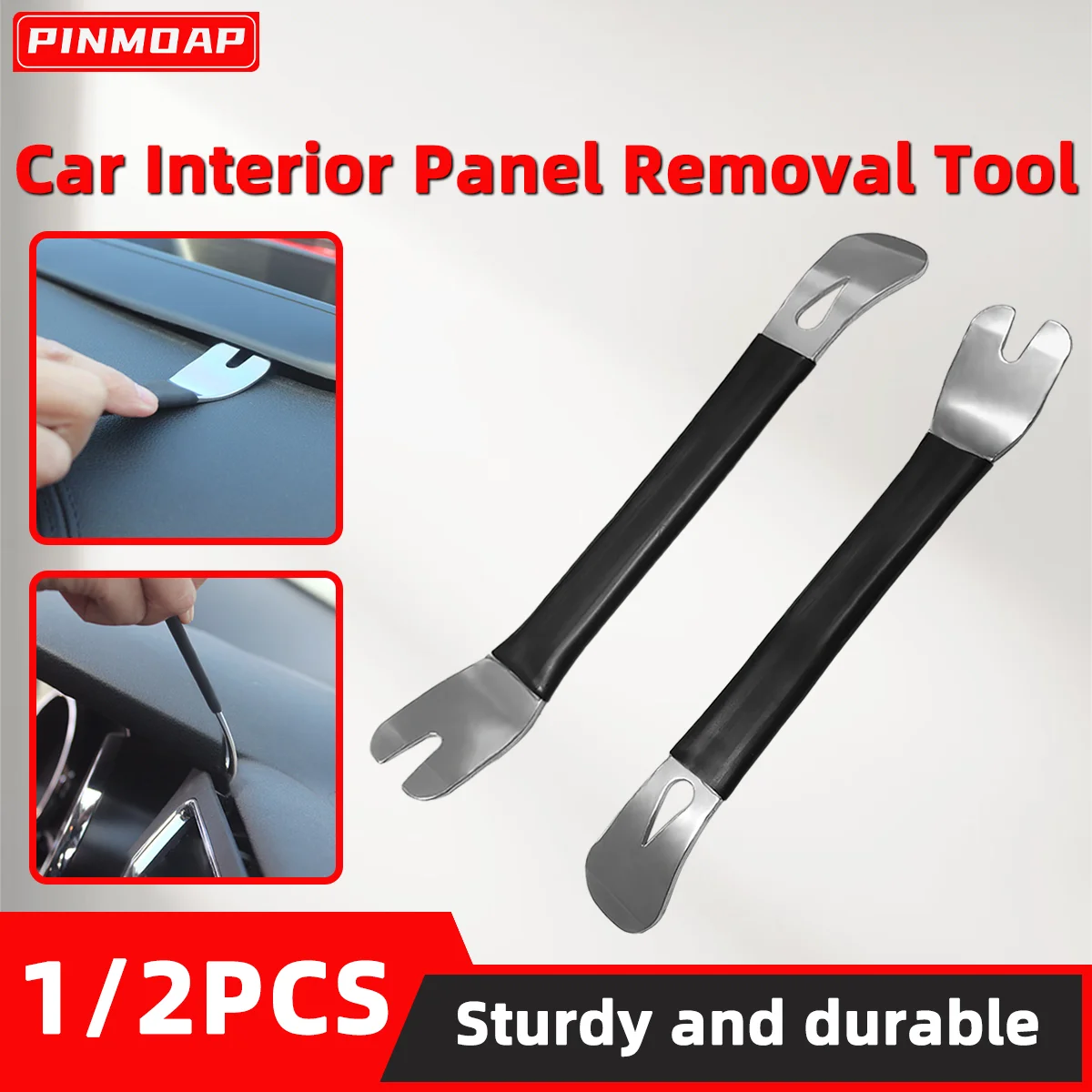 1/2pcs Car Pry Bar Door Panel Disassembly Tool Stainless Steel Pry Plate Internal Modification Disassembly And Maintenance Tool
1/2pcs Car Pry Bar Door Panel Disassembly Tool Stainless Steel Pry Plate Internal Modification Disassembly And Maintenance Tool