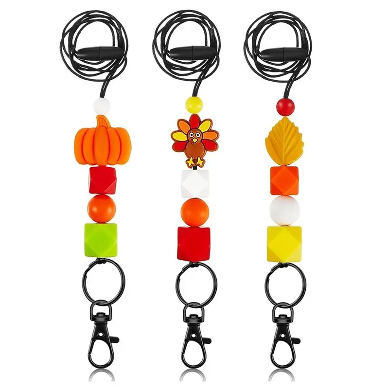 3PCS Cute Lanyards For Id Badges And Keys For Women, Beaded Breakaway Lanyard With Keychain For Nurse Students Employees
3PCS Cute Lanyards For Id Badges And Keys For Women, Beaded Breakaway Lanyard With Keychain For Nurse Students Employees
