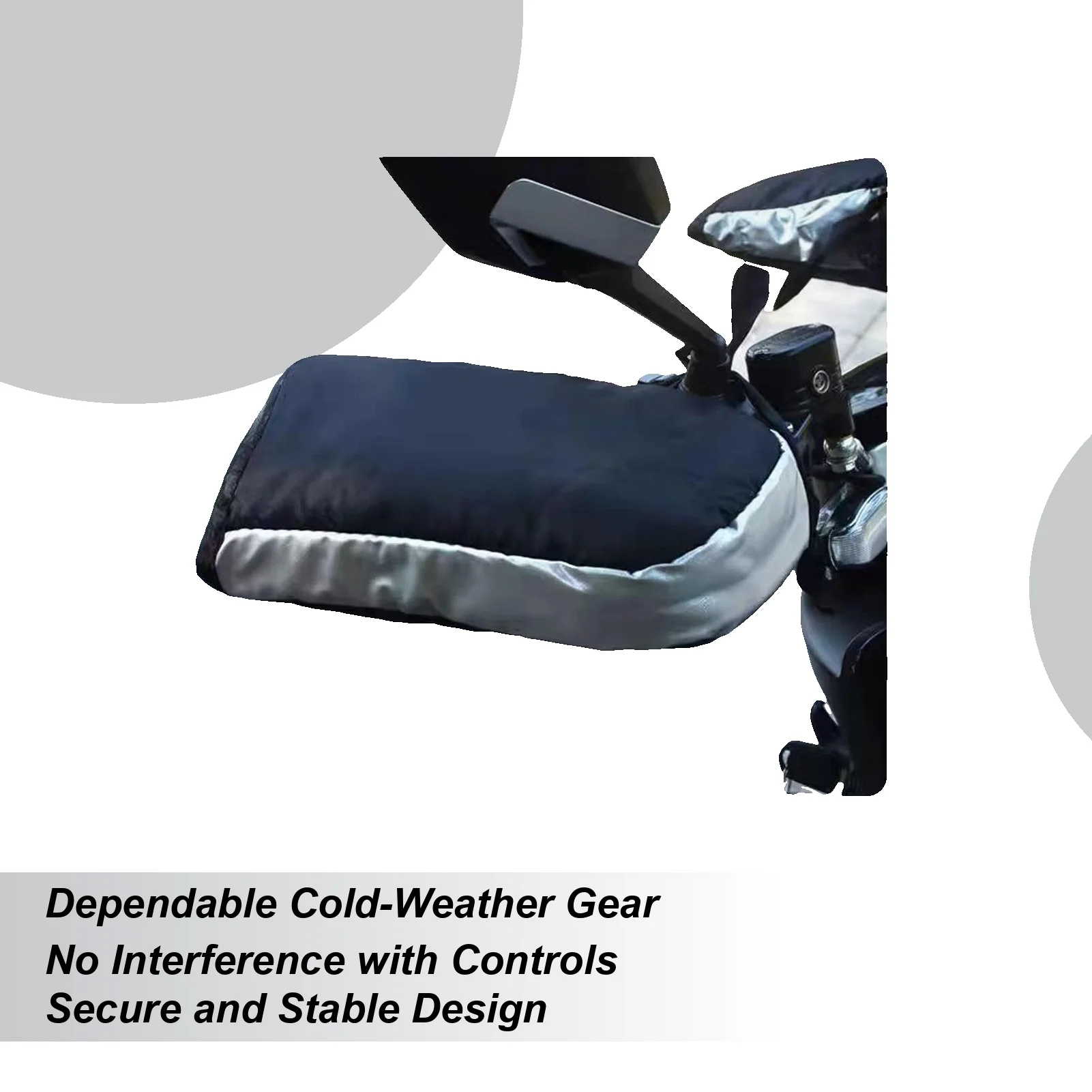 Motorcycle Handlebar Muffs 1 Pair Windproof Warm Handlebar Muffs for Motorcycle Cycling for Commuting Cruising Short Trips
Motorcycle Handlebar Muffs 1 Pair Windproof Warm Handlebar Muffs for Motorcycle Cycling for Commuting Cruising Short Trips