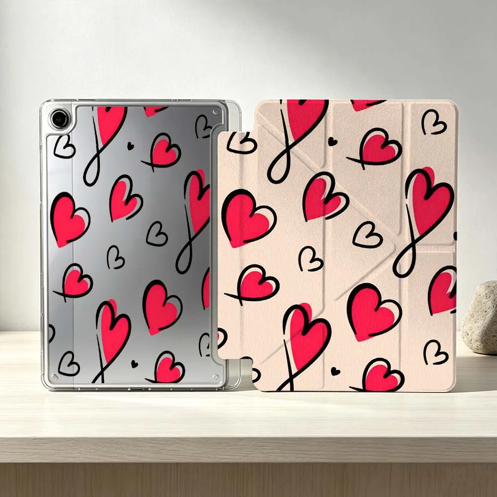 Luxury Design Heart For Samsung Galaxy Tab S10 S9 S8 S7 S6 A11 A10 A9 FE Plus Lite Foldable 3Y Tablet Case Soft
Luxury Design Heart For Samsung Galaxy Tab S10 S9 S8 S7 S6 A11 A10 A9 FE Plus Lite Foldable 3Y Tablet Case Soft