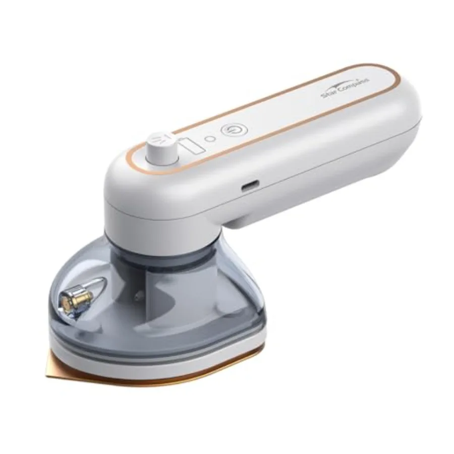 Cordless Handheld Iron, Portable Travel Iron Cruise Approved, USB-C Rechargeable Compact Iron for Spray Assist Dry Ironing with
Cordless Handheld Iron, Portable Travel Iron Cruise Approved, USB-C Rechargeable Compact Iron for Spray Assist Dry Ironing with