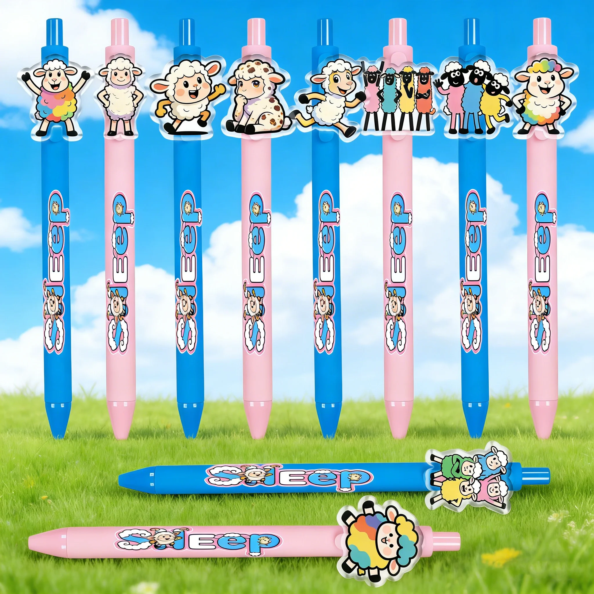 10pcs/14pcs Healing Sheep Ballpoint Pen Office Stationery Gift Pen
10pcs/14pcs Healing Sheep Ballpoint Pen Office Stationery Gift Pen