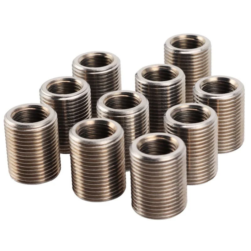 10Pcs Thread Inserts Repair Tool Reducing Nut Male Female Stainless Steel Fastener
10Pcs Thread Inserts Repair Tool Reducing Nut Male Female Stainless Steel Fastener