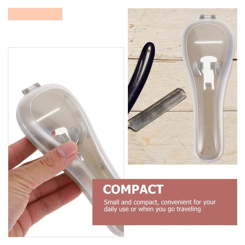 2Pcs Razor Case Travel Shaver Holder Secure Fit Prevents Movement Damage Portable Storage Box for Men Grooming Essentials
2Pcs Razor Case Travel Shaver Holder Secure Fit Prevents Movement Damage Portable Storage Box for Men Grooming Essentials