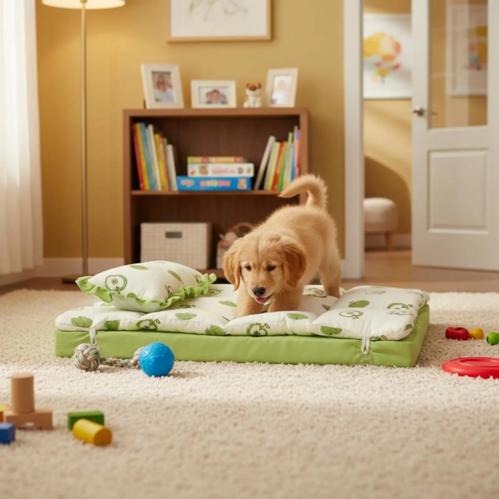 Cushioned Cat and Dog Mat All-Season Use Machine-Washable Dog Bed with Pillow Contoured Crate Foam Pet Bed Non-Slip Bottom
Cushioned Cat and Dog Mat All-Season Use Machine-Washable Dog Bed with Pillow Contoured Crate Foam Pet Bed Non-Slip Bottom