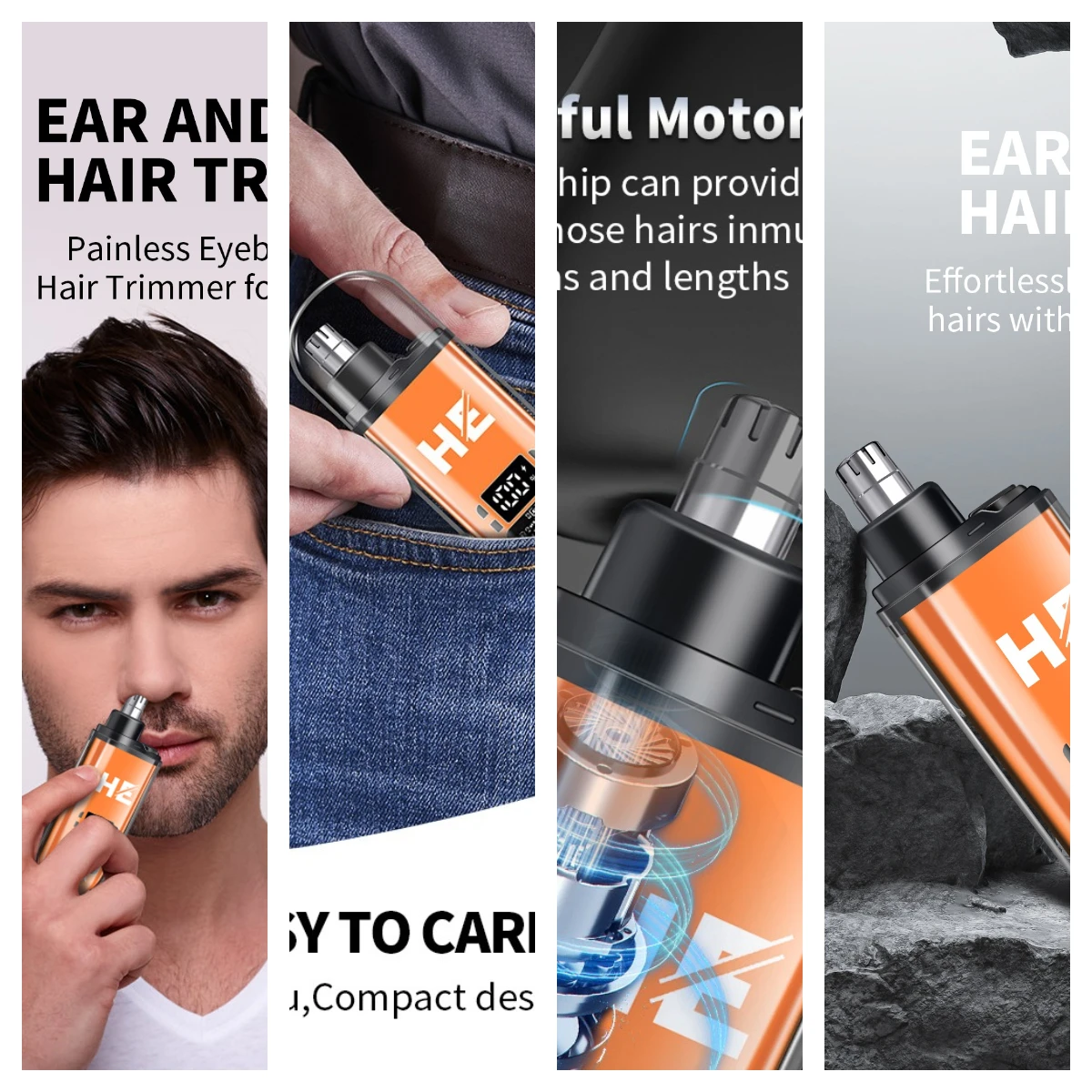 Электрический набор для ухода за волосами в носу и ушах, перезаряжаемый через USB, триммер для волос для мужчин и женщин, портативный мини-компактный дизайн с быстрой зарядкой 
Электрический набор для ухода за волосами в носу и ушах, перезаряжаемый через USB, триммер для волос для мужчин и женщин, портативный мини-компактный дизайн с быстрой зарядкой