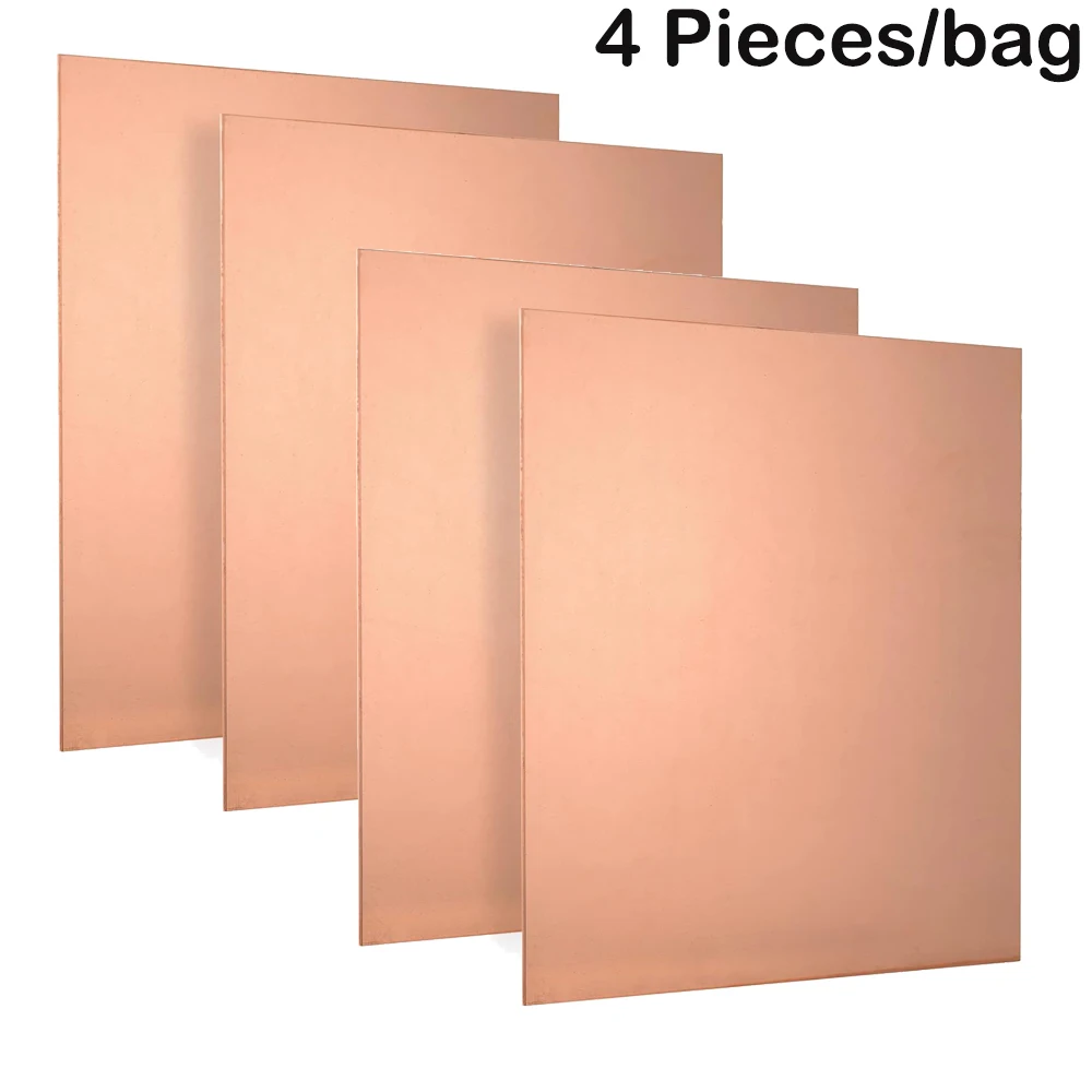 4 Pieces Pure Copper Sheet Plate 50mmx50mm, Multiple specifications, Metal for Industry Supply, DIY Projects, Experiments
4 Pieces Pure Copper Sheet Plate 50mmx50mm, Multiple specifications, Metal for Industry Supply, DIY Projects, Experiments