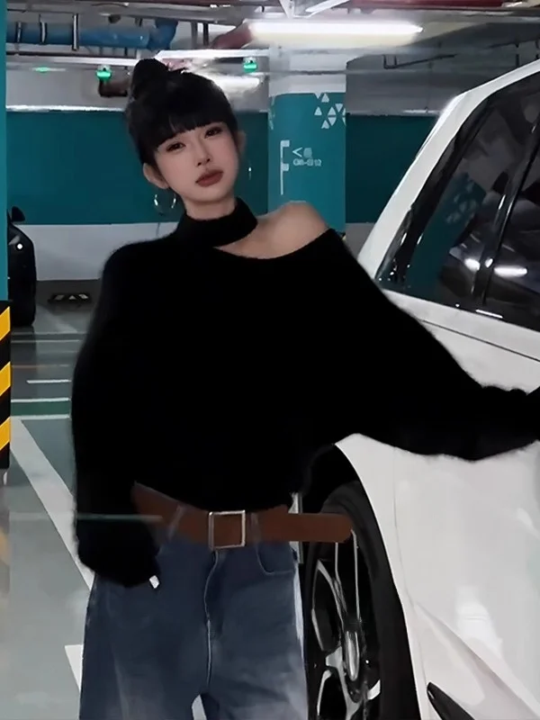 Ele Lazy Sle Knitted Sweater Women's Overhead oulder Exposure Autumn Winter New Arrival Comfortable Warmth Faionable
Ele Lazy Sle Knitted Sweater Women's Overhead oulder Exposure Autumn Winter New Arrival Comfortable Warmth Faionable