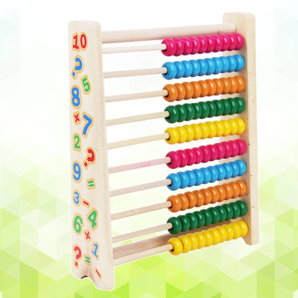 Kids Abacus Wooden Math Colorful Beads Calculation Frame Early Education Computing Tool For 3 Year Old Baby Development
Kids Abacus Wooden Math Colorful Beads Calculation Frame Early Education Computing Tool For 3 Year Old Baby Development