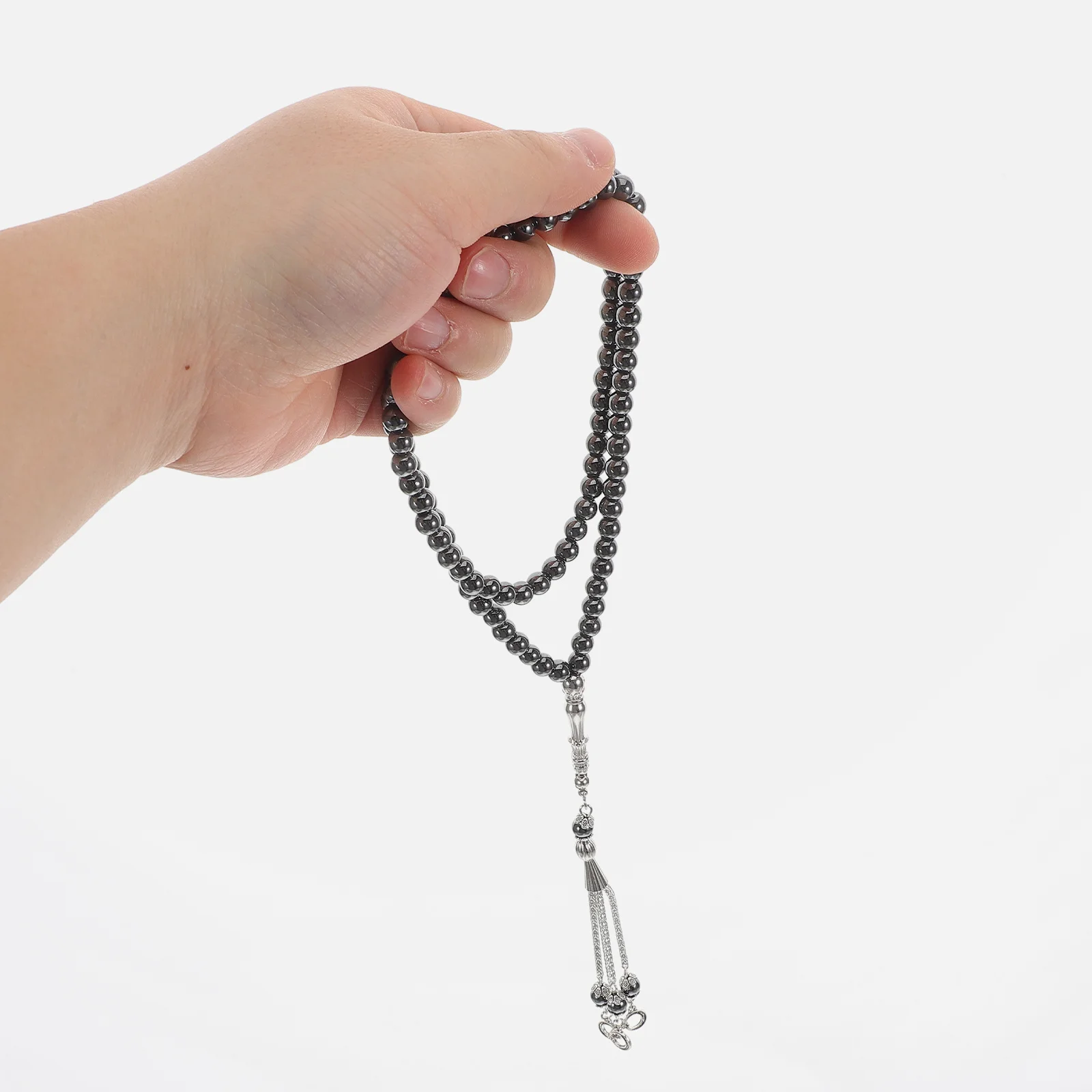 99 Beads Black Agate Prayer String Muslim Rosary For Meditation Worship Men Women Islamic Beaded Bracelet Beads Spiritual
99 Beads Black Agate Prayer String Muslim Rosary For Meditation Worship Men Women Islamic Beaded Bracelet Beads Spiritual