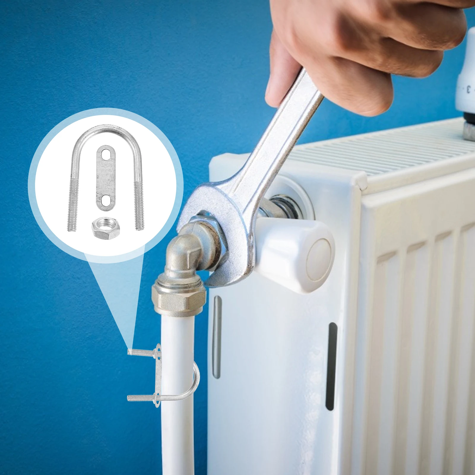 1 комплект U-образного крепежного зажима для металлической трубки, фиксированного зажима для шланга теплицы, стальной трубы, прочный, простой в использовании U-образный болт, U-образная трубка 
1 комплект U-образного крепежного зажима для металлической трубки, фиксированного зажима для шланга теплицы, стальной трубы, прочный, простой в использовании U-образный болт, U-образная трубка