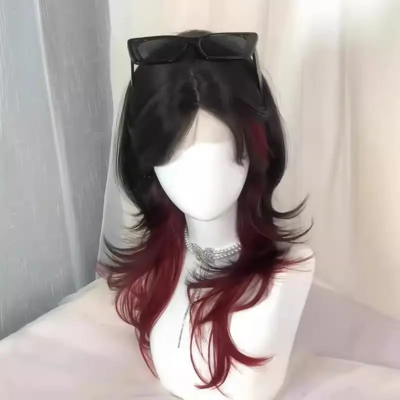 Level teenager pulling sister wolf tail can be A can sa wolf tail wig black and red highlights hanging ears mullet head
Level teenager pulling sister wolf tail can be A can sa wolf tail wig black and red highlights hanging ears mullet head