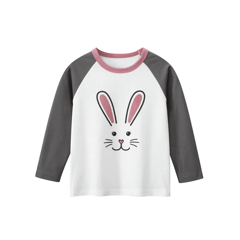 Cartoon Rabbit T-shirt for Kids 2025 Spring Autumn New Girls Long Sleeve Cotton Top Children Bottoming Shirt 2-9Y Dropshipping
Cartoon Rabbit T-shirt for Kids 2025 Spring Autumn New Girls Long Sleeve Cotton Top Children Bottoming Shirt 2-9Y Dropshipping