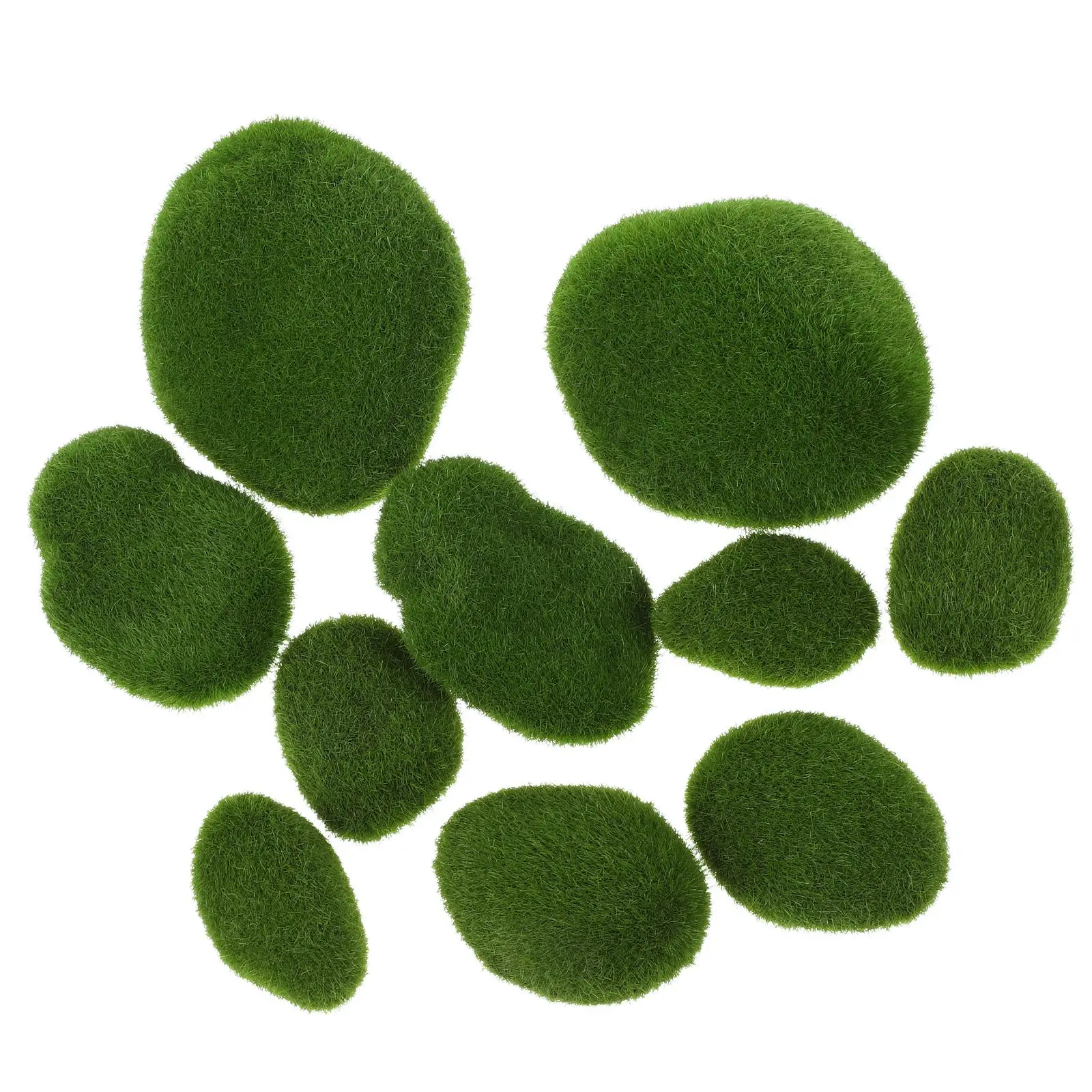 10 Pcs Moss Stones Decorative Artificial Moss Stones Faux Green Foam Landscaping Adornments Gardening nament Indoor Plant
10 Pcs Moss Stones Decorative Artificial Moss Stones Faux Green Foam Landscaping Adornments Gardening nament Indoor Plant