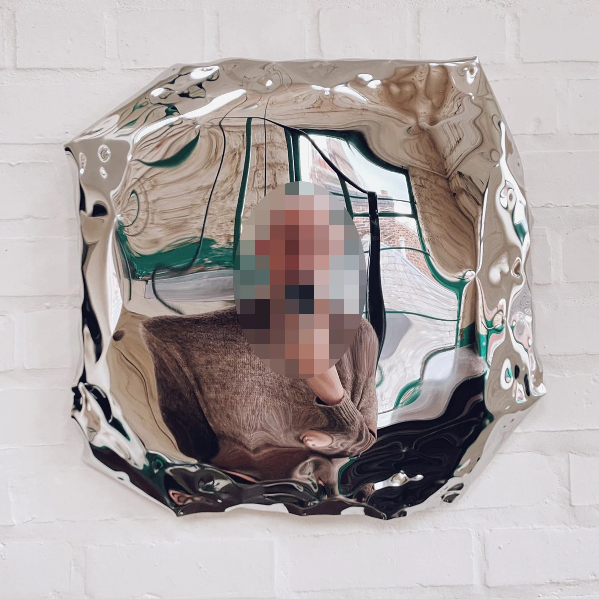 Современная металлическая настенная скульптура ручной работы, эксклюзивный декор для дома, 3D-зеркало, металлическое настенное украшение, художественное оформление интерьера.
Современная металлическая настенная скульптура ручной работы, эксклюзивный декор для дома, 3D-зеркало, металлическое настенное украшение, художественное оформление интерьера.