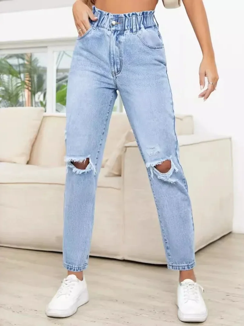 Women's Casual Waed Ripped Jeans S Size from Japan And South Korea Sle Kh36953 No Brand Registered Trademark
Women's Casual Waed Ripped Jeans S Size from Japan And South Korea Sle Kh36953 No Brand Registered Trademark