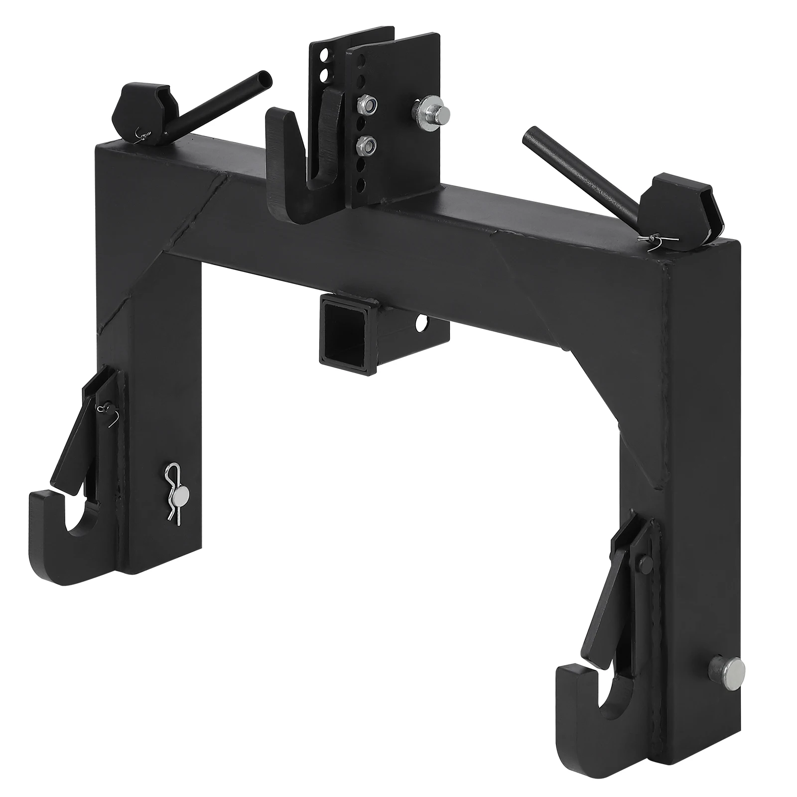 3 Point Quick Hitch Category 1, 3000 LBS Lifting Capacity Tractor Quick Hitch, 27.5" Between Lower Arms, 14.5" ~17.5" Level Adjustment, Quick Hitch Adaptor to Category 1 and 2 Tractors
3 Point Quick Hitch Category 1, 3000 LBS Lifting Capacity Tractor Quick Hitch, 27.5" Between Lower Arms, 14.5" ~17.5" Level Adjustment, Quick Hitch Adaptor to Category 1 and 2 Tractors