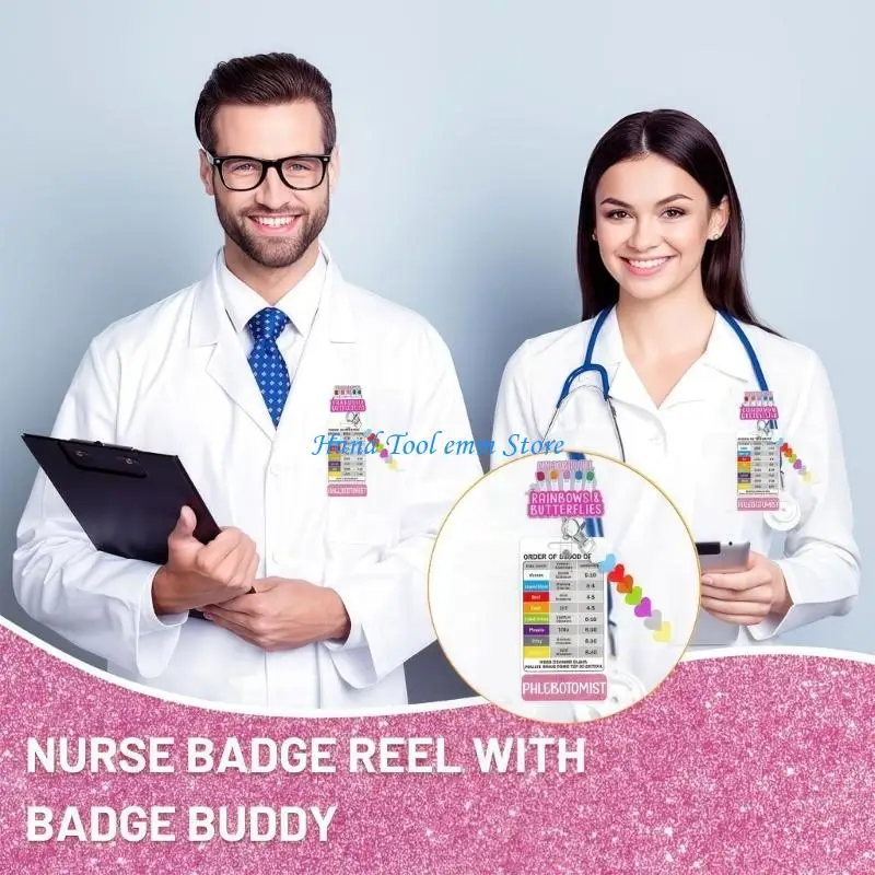 H37F Blood Draw Order Chart Reference Card for Phlebotomy Training, Pull Cord Clip with Transparent Sleeve, Fastener, and Heart
H37F Blood Draw Order Chart Reference Card for Phlebotomy Training, Pull Cord Clip with Transparent Sleeve, Fastener, and Heart