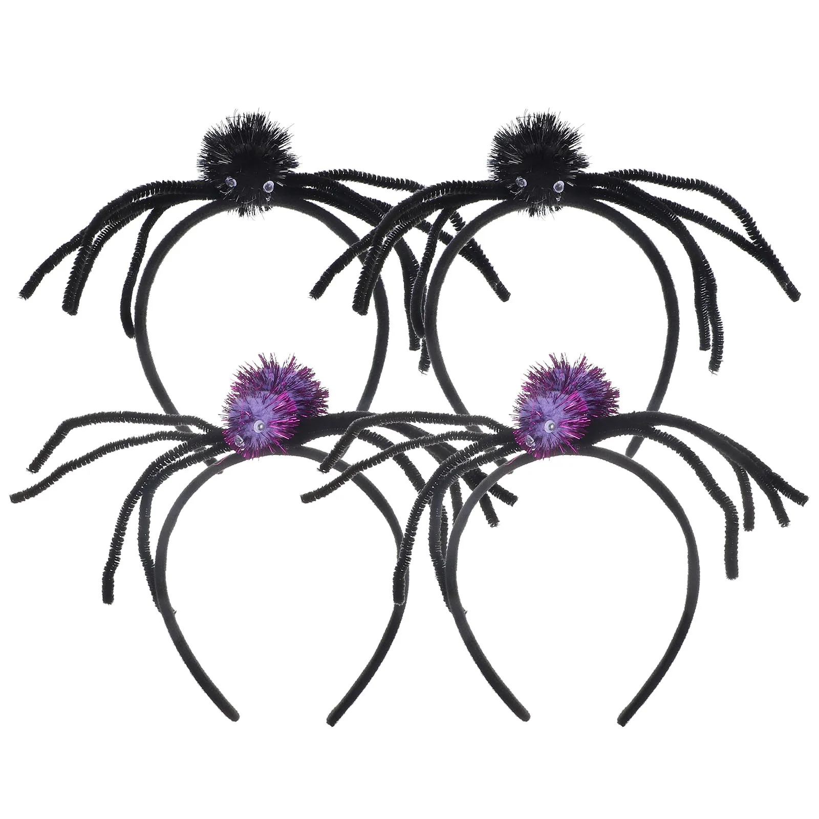 4 Pcs Spider Headb Halloween Decor Party Hair Hoops Black Purple Soft Material Photo Props Costumes Accessories
4 Pcs Spider Headb Halloween Decor Party Hair Hoops Black Purple Soft Material Photo Props Costumes Accessories