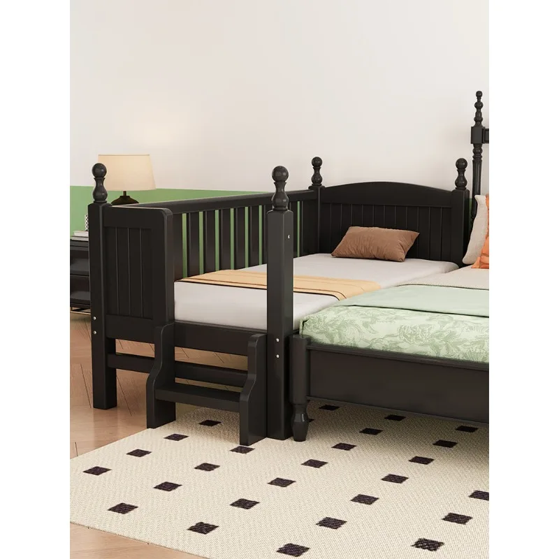 Home Splicing bed with Solid wood bed can be lifted and lowered Small bedside bed Customized widened crib
Home Splicing bed with Solid wood bed can be lifted and lowered Small bedside bed Customized widened crib