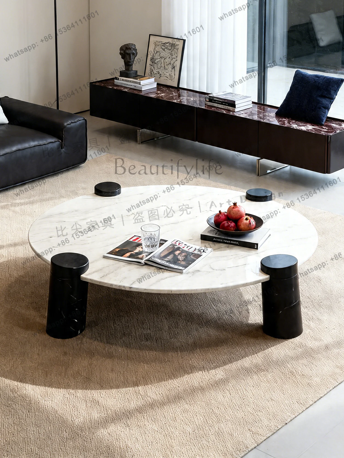 Minimalist medium white natural luxury stone coffee table solid carving high-end creative designer high-end
Minimalist medium white natural luxury stone coffee table solid carving high-end creative designer high-end