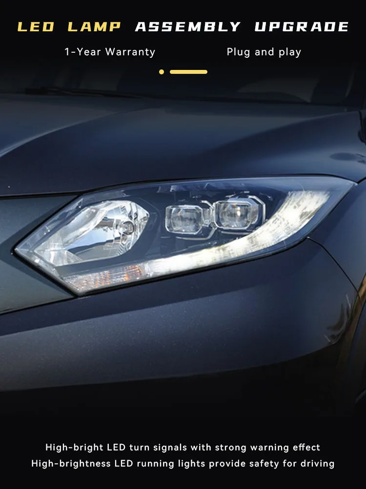 Автомобильная осветительная лампа для Honda светильник Vezel 2015 2016 2017 2018, светодиодная осветительная лампа, аксессуары для передней фары с указателем поворота
Автомобильная осветительная лампа для Honda светильник Vezel 2015 2016 2017 2018, светодиодная осветительная лампа, аксессуары для передней фары с указателем поворота