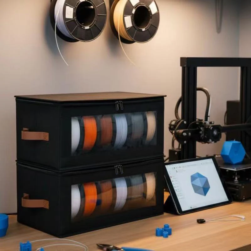 3D Printer Filament Storage Containers Organizer Filament Storage Box Shelf Stackable CD Case Holder for Office Workshop New
3D Printer Filament Storage Containers Organizer Filament Storage Box Shelf Stackable CD Case Holder for Office Workshop New