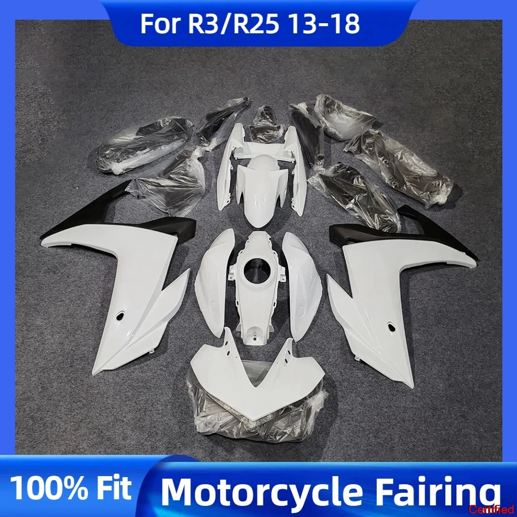 New Prime Fairing for YZFR25 YAMAHA 2013 2014 2015 2016 2017 YZFR3 R25 13 14 15 18 100% Fit ABS Plastic Motorcycle Set
New Prime Fairing for YZFR25 YAMAHA 2013 2014 2015 2016 2017 YZFR3 R25 13 14 15 18 100% Fit ABS Plastic Motorcycle Set