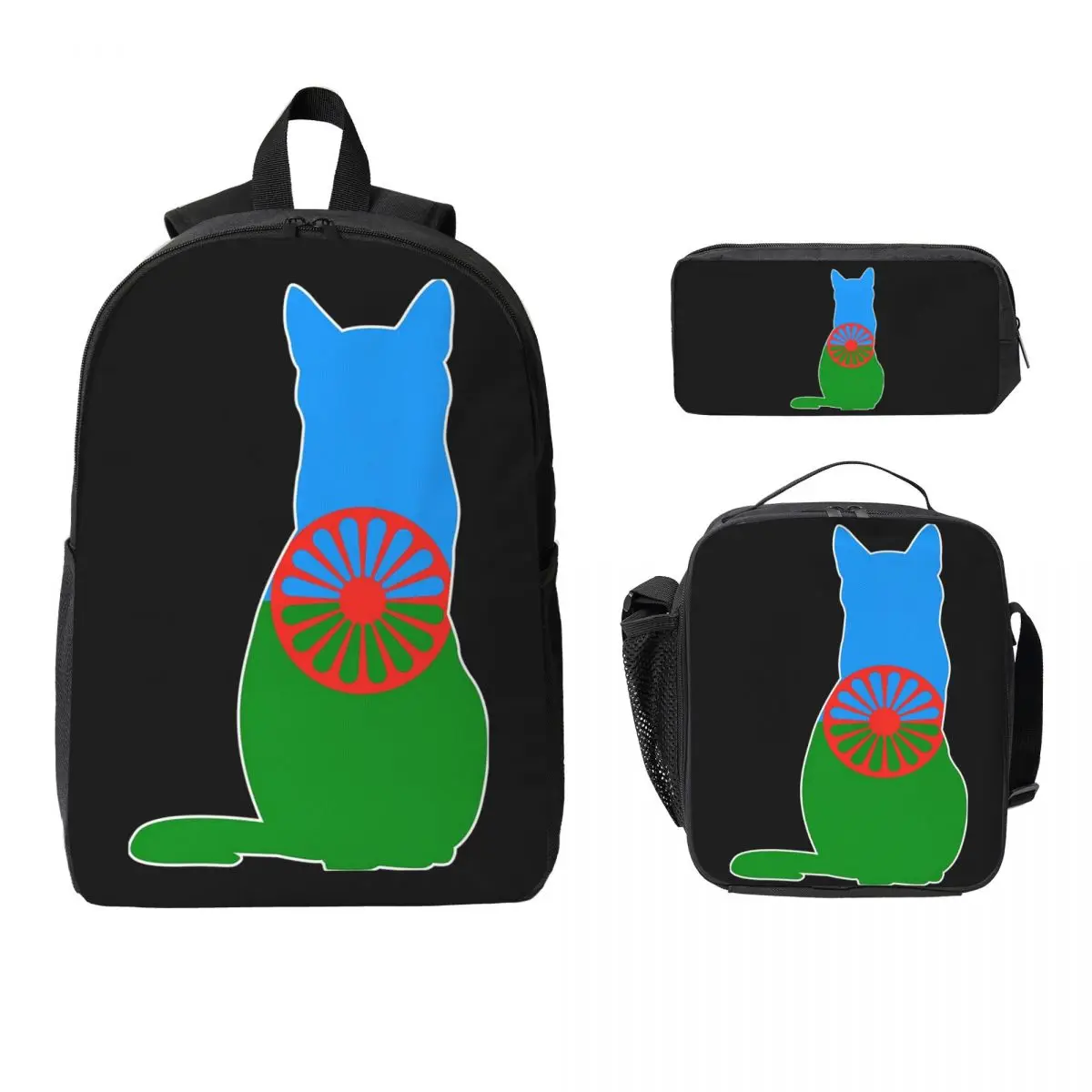 Romany Gypsy Flag Backpack Boys Girls BookBag School Bag Computer Shoulder Bags 3ps Insulated Lunch Bag Pencil Case
Romany Gypsy Flag Backpack Boys Girls BookBag School Bag Computer Shoulder Bags 3ps Insulated Lunch Bag Pencil Case