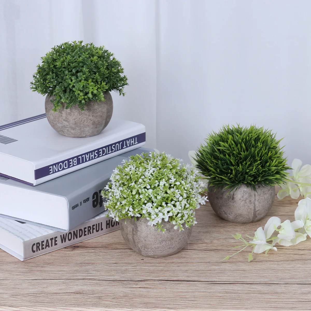 3Pcs Plastic Artificial Plants Mini Faux Green Grass Simulation for Living Room Office Bedroom Decor Plastic Plants
3Pcs Plastic Artificial Plants Mini Faux Green Grass Simulation for Living Room Office Bedroom Decor Plastic Plants