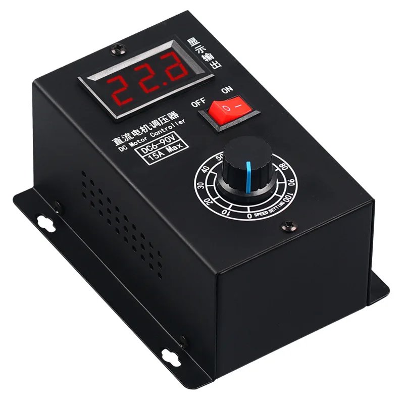 DC brushed motor governor 6V12V24V36V48V60V72V90V universal PWM module 15A 
DC brushed motor governor 6V12V24V36V48V60V72V90V universal PWM module 15A